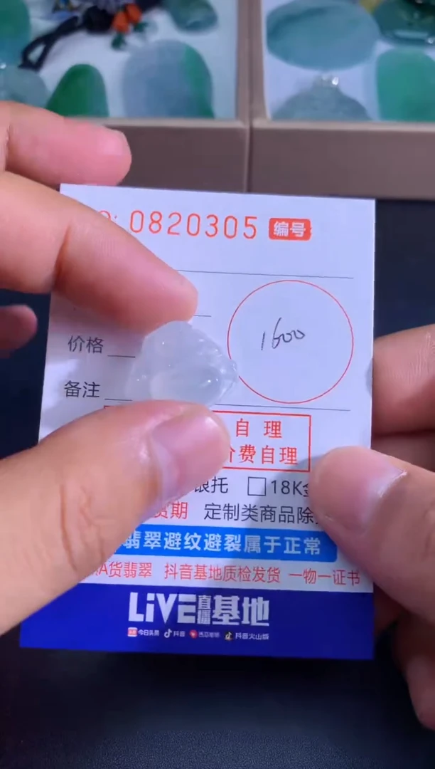 颈饰未镶嵌翡翠.