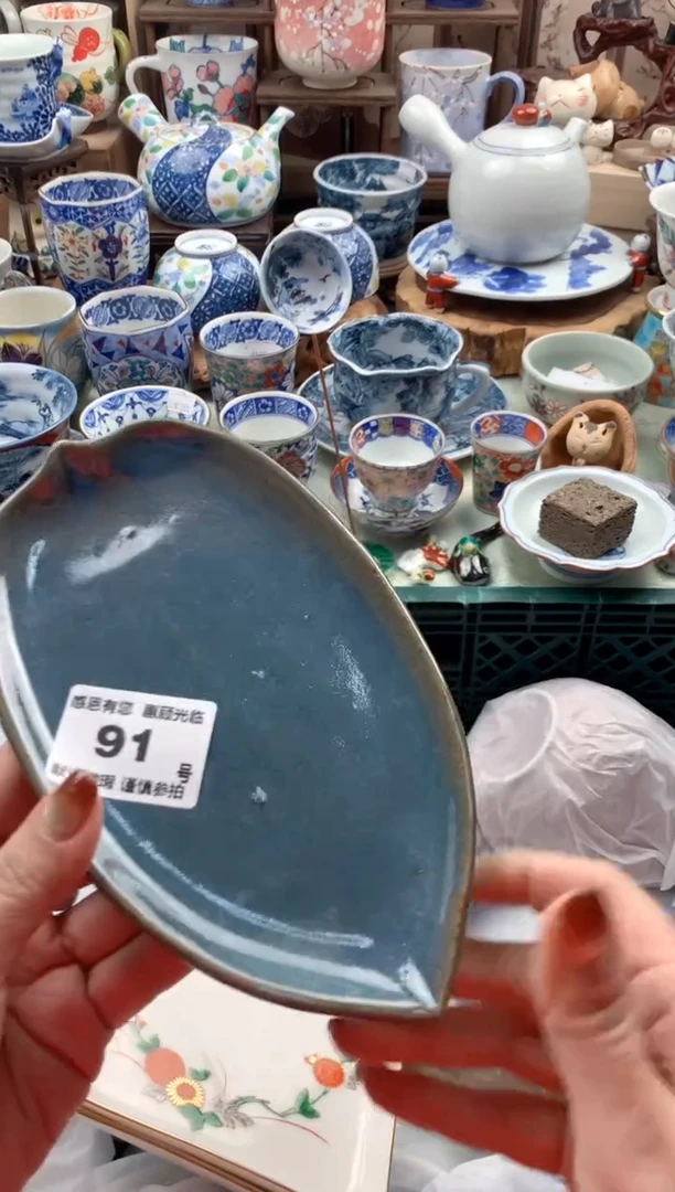瓷片墨*力91号九姑娘工艺品瓷器