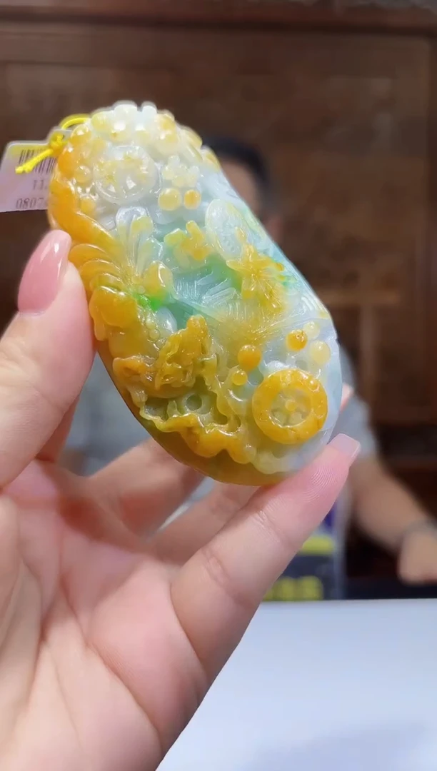 未镶嵌定制翡翠13/0926/C/发其一件/人物