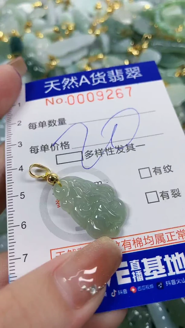颈饰未镶嵌翡翠天然A货翡翠