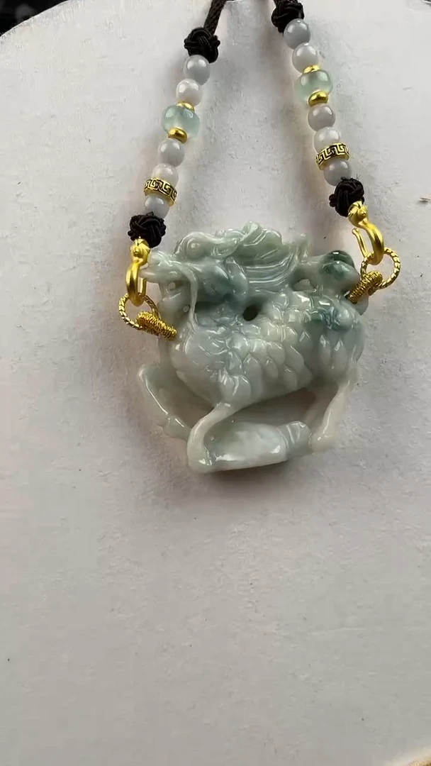 【闪购商品】翡翠颈饰未镶嵌1004赠链,部分宝贝微瑕主播介绍为准