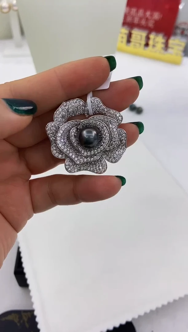 【闪购商品】海水珍珠胸针未镶嵌44