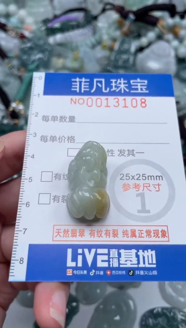 颈饰未镶嵌翡翠13108