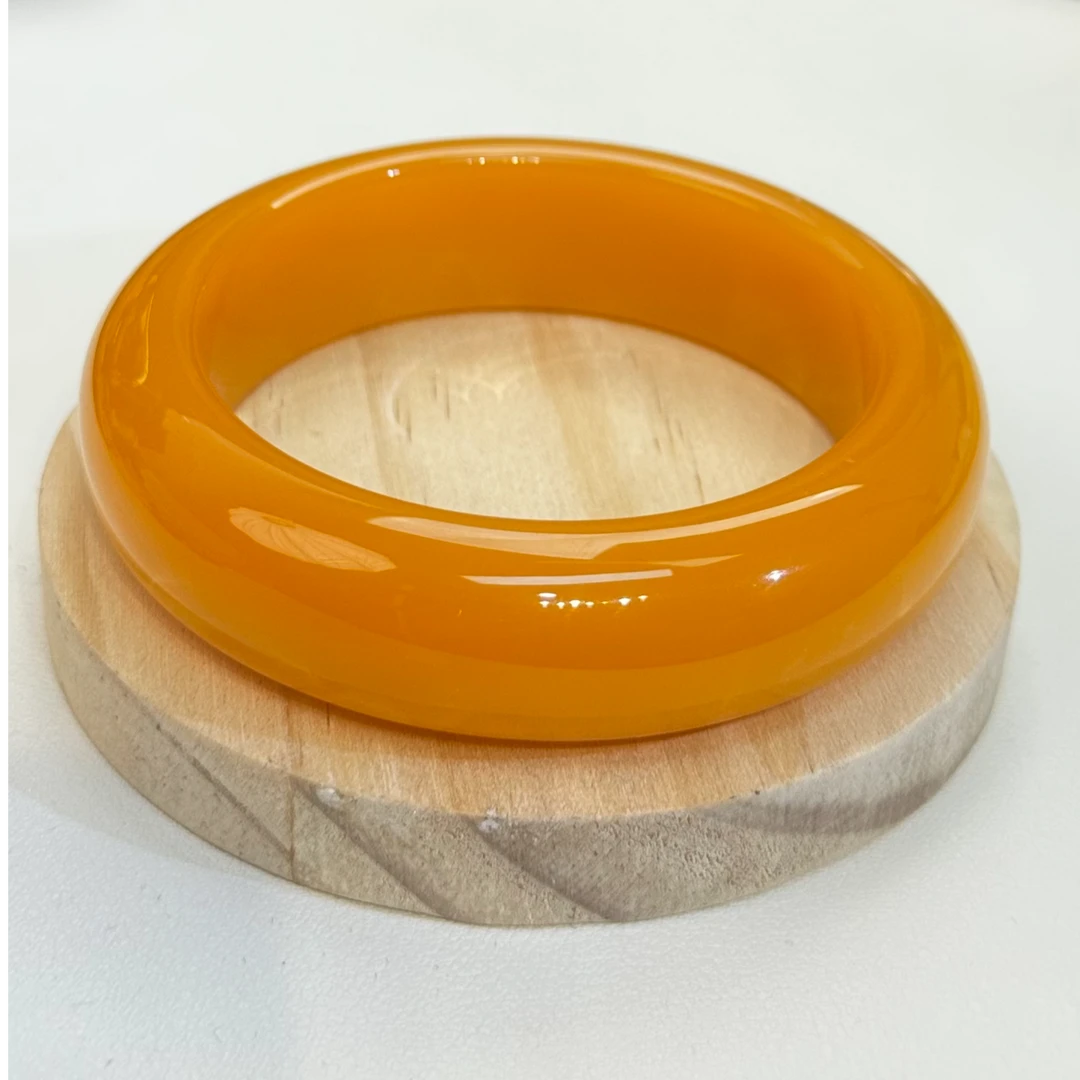 【正品保真】蜜糖色轮胎镯宽版经典时尚DIY