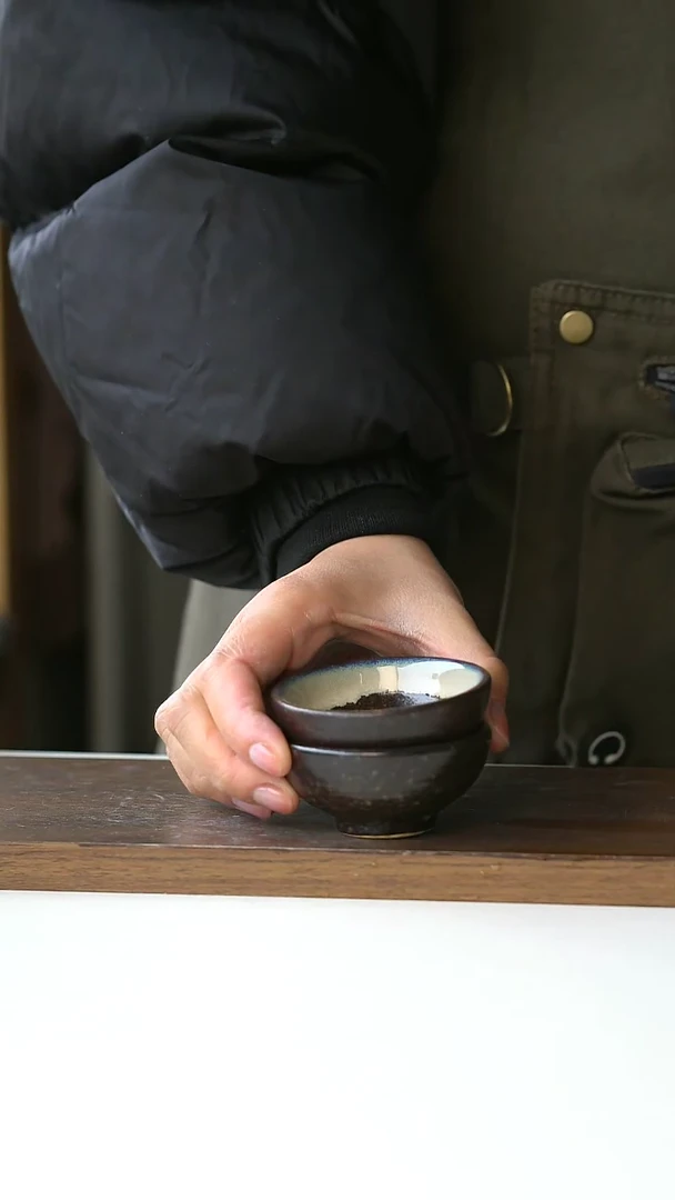 【闪购商品】陶瓷窑变茶盏2只@4-2@