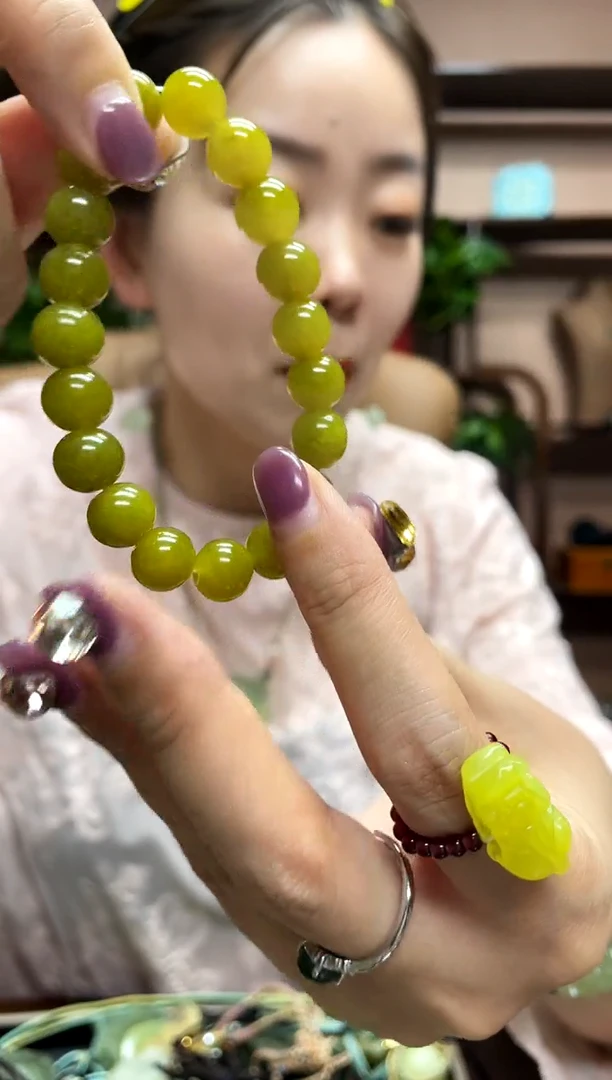 岫玉未镶嵌手串多样性发货其中发一