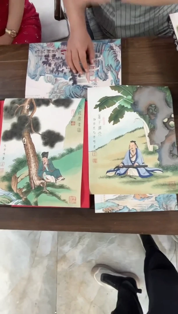 国画马宁晞-国画精品-人物-随机