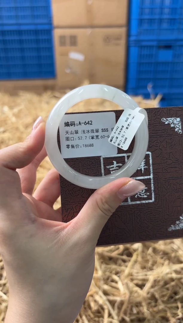 未镶嵌手镯石英质玉A-642