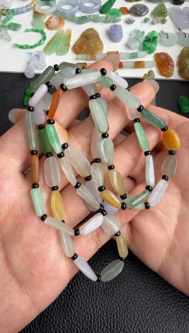 未镶嵌定制翡翠50颗打包1800+180