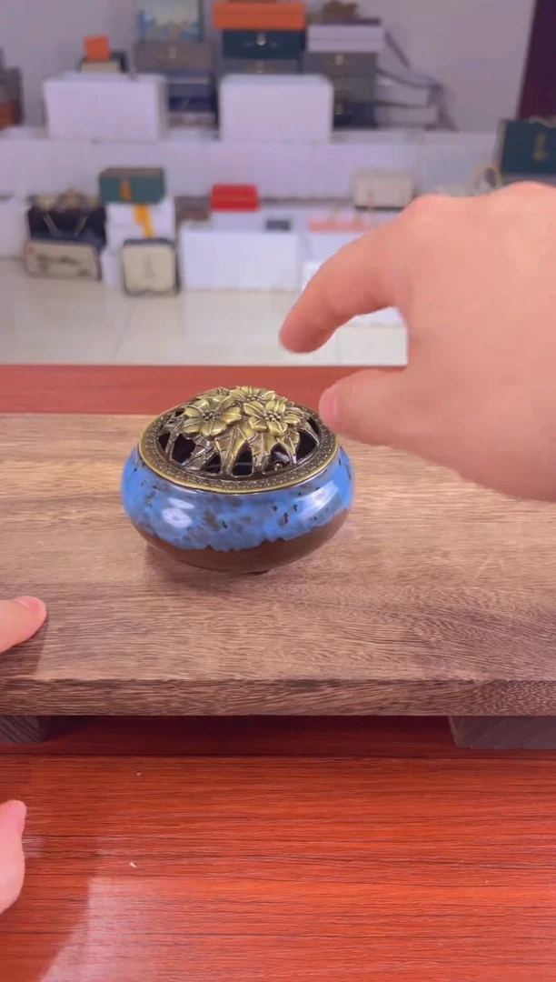 @星耀茶器窑变小香炉X471