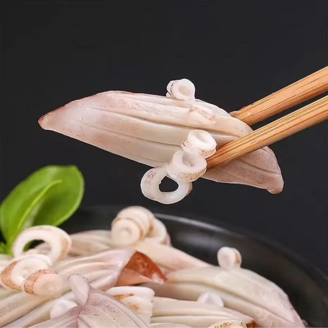 新鲜速冻鱿鱼牛角花（鱿鱼耳花）H