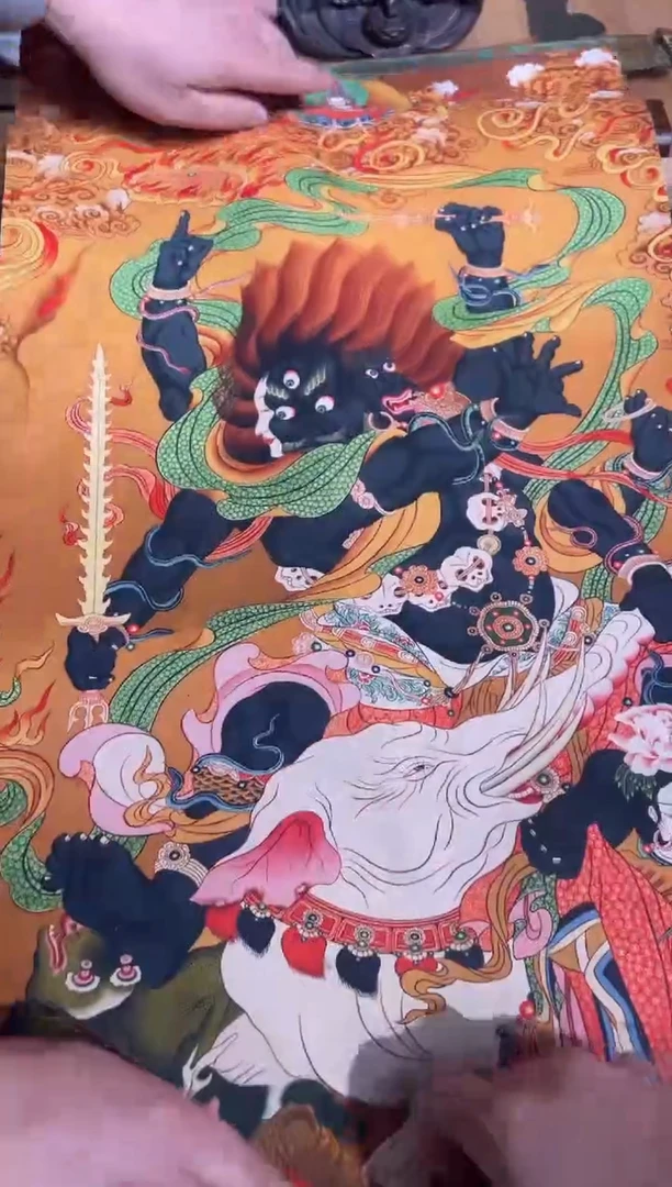 卷轴画卷轴画奥奥的唐卡