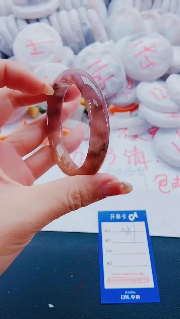 未镶嵌手镯石英质玉N87-53-54