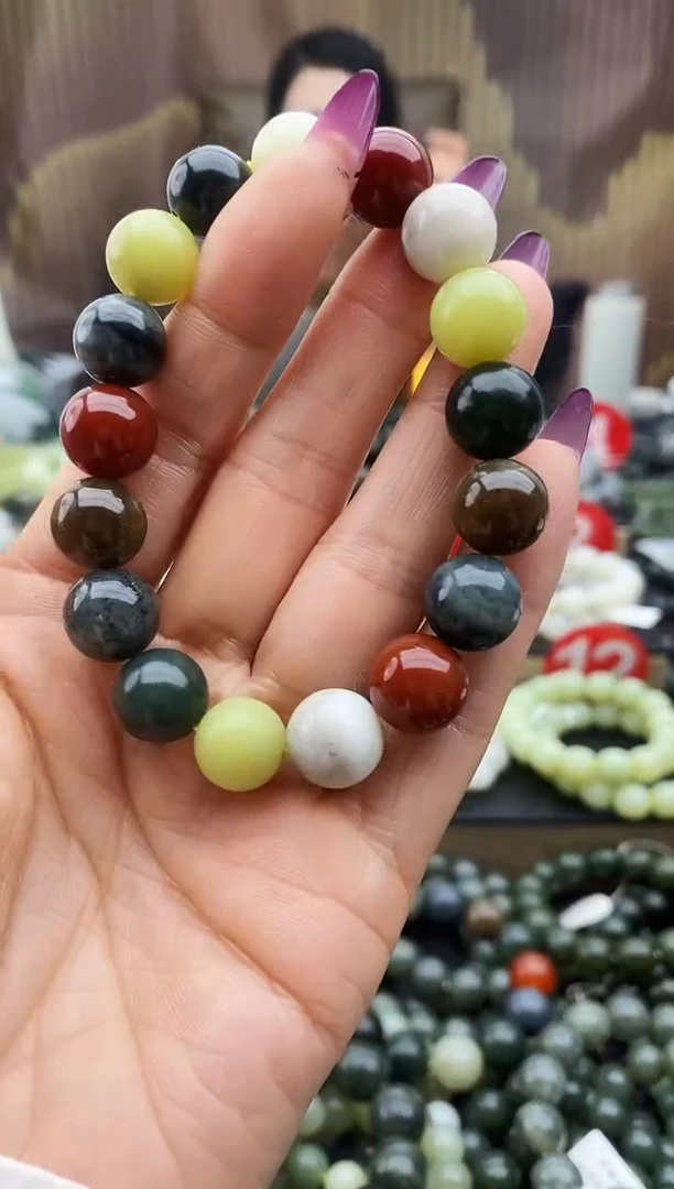 未镶嵌手串和田玉多宝全家福12