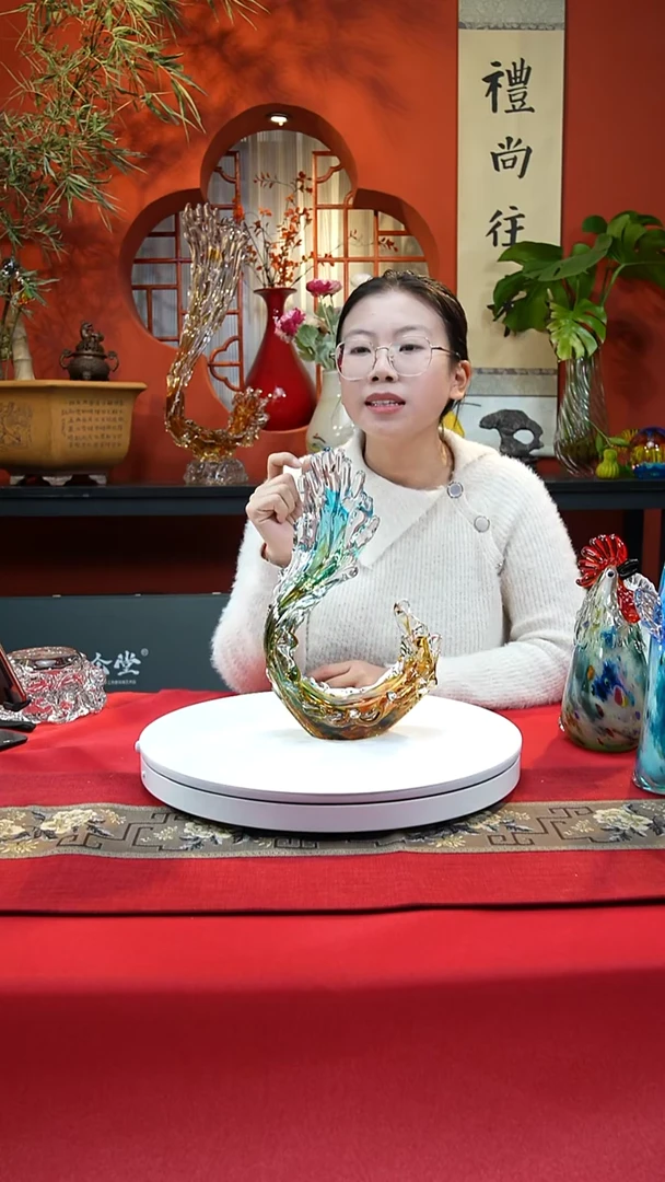手工艺品琉璃风生水起