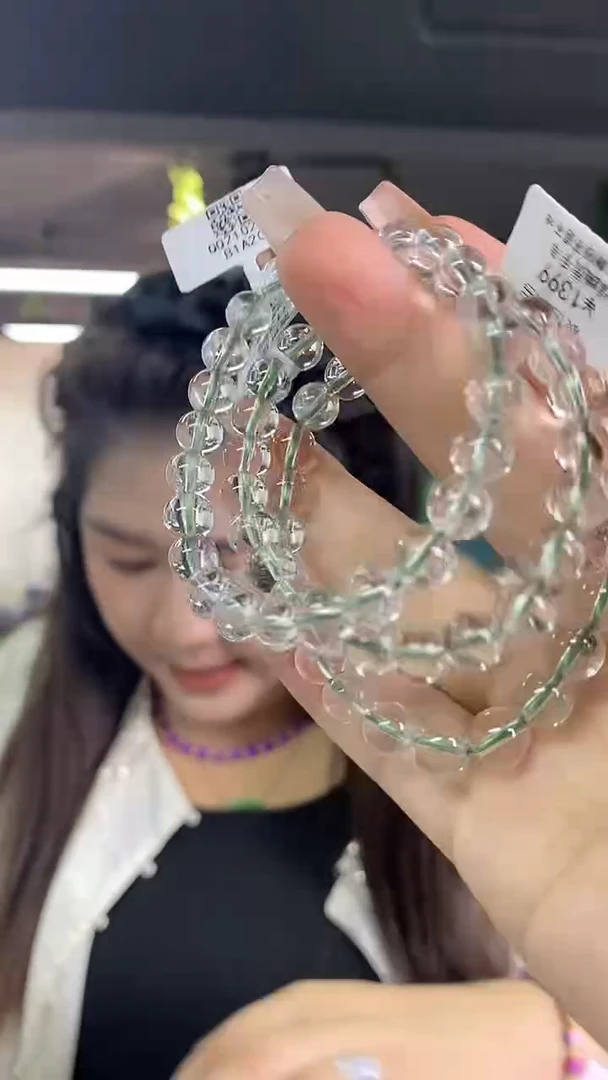 水晶手绳未镶嵌多样性发其一颜色微差