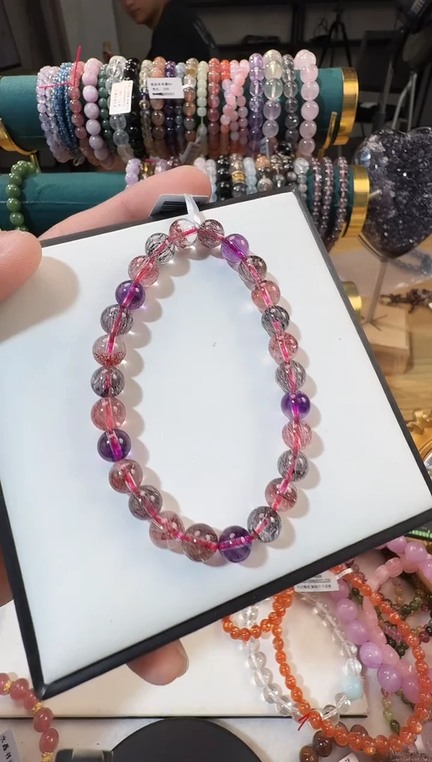 水晶手链未镶嵌晶0762 约6mm