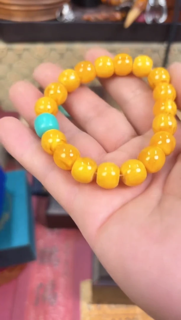 【闪购商品】蜜蜡手链未镶嵌琳专属哈哈哈哈哈哈