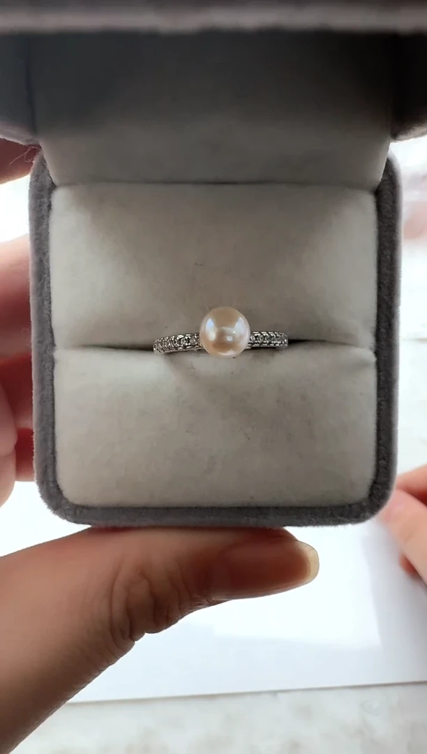 【闪购商品】海水珍珠AQ未镶嵌海水珍珠戒指@@FZ01