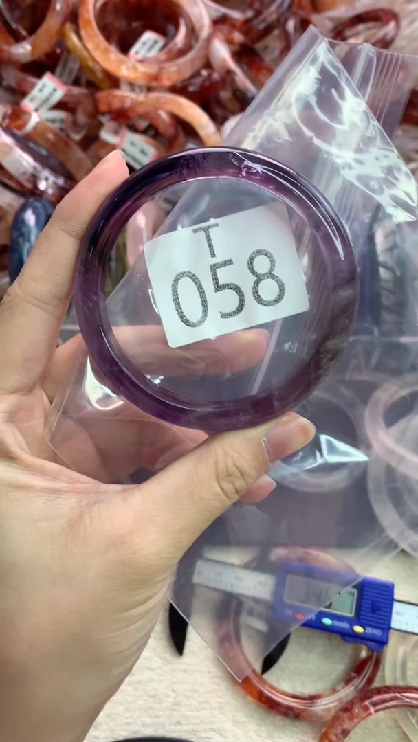 未镶嵌手镯水晶花*T058-59