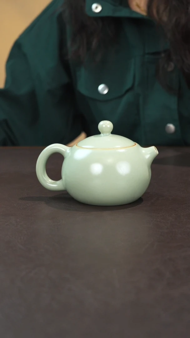 宣宝汝瓷原矿原釉手工作品微瑕