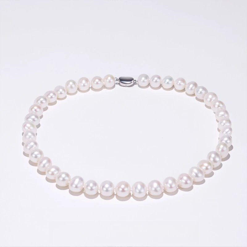 【乔森-甄爱】“鹅爷爷”鹅蛋淡水无核珍珠项链 11-12mm