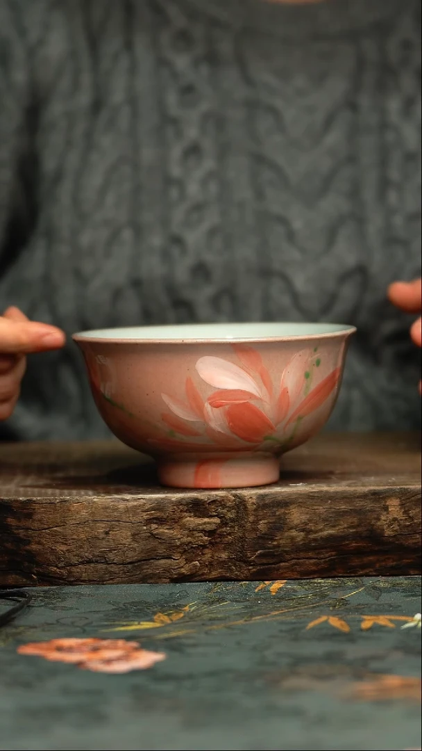 【闪购商品】杯釉下彩手工手绘同款陶器