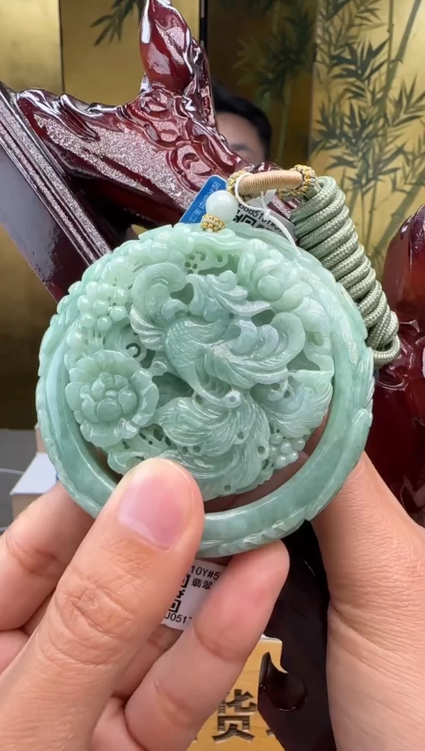 颈饰未镶嵌翡翠一套+底座XM@@ 960Q7J05177