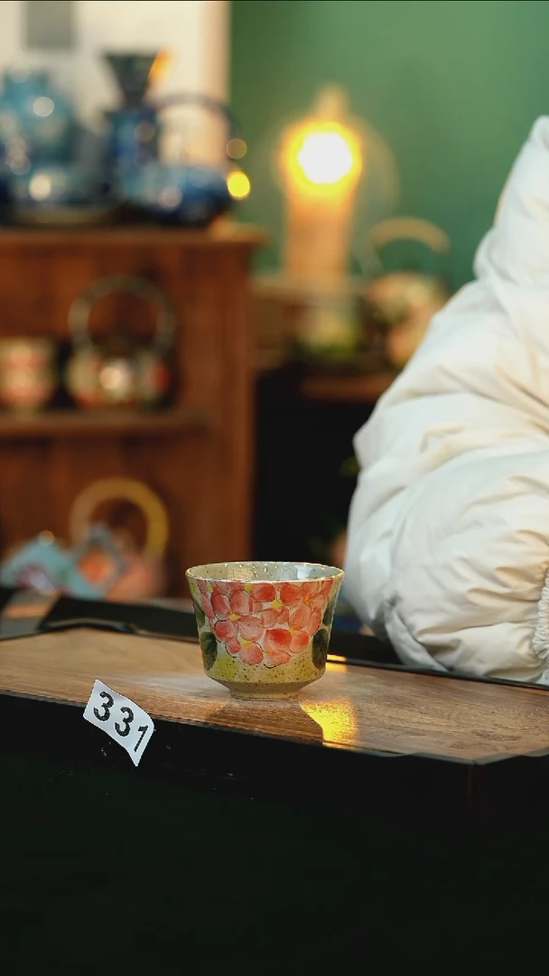 【闪购商品】杯手绘心瓷陶瓷浮力