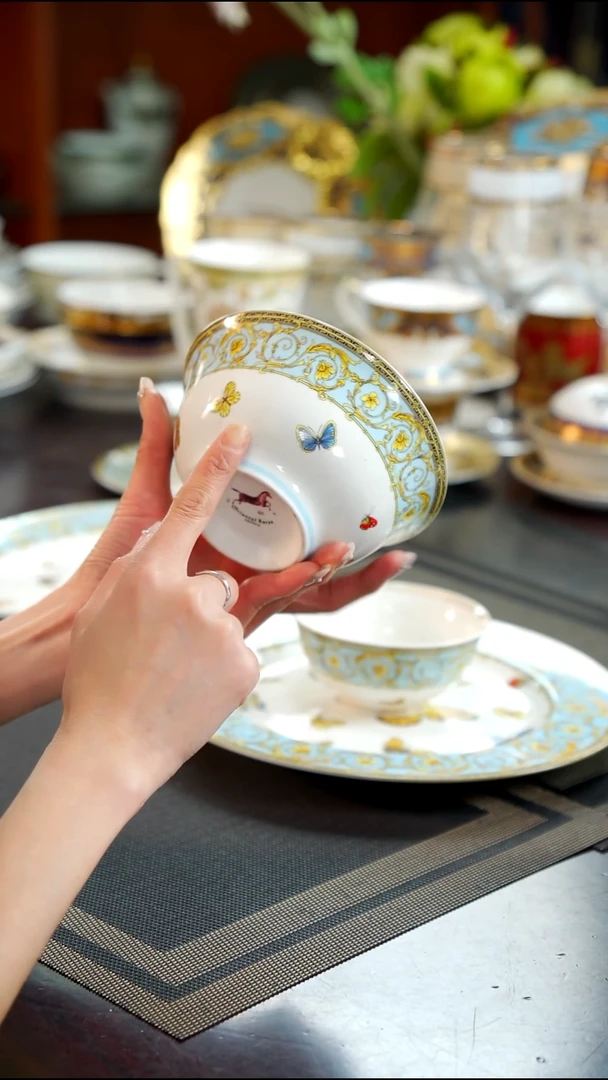 瓷片5.5英寸碗  4个