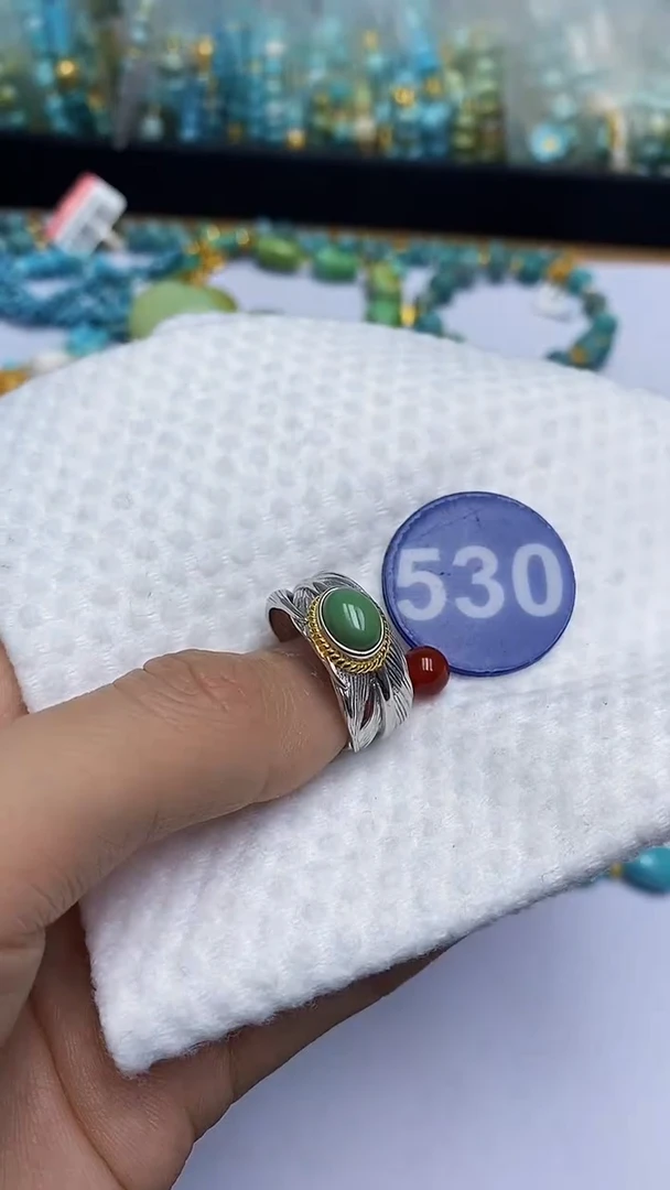 【闪购商品】玛瑙/玉髓戒指未镶嵌530