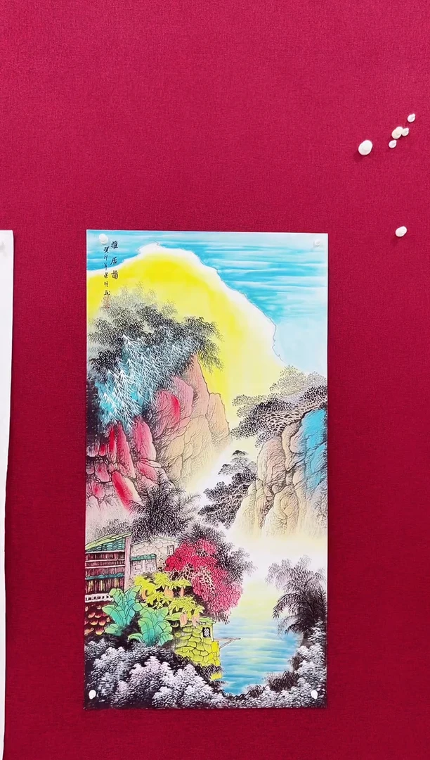 国画童建明国画作品