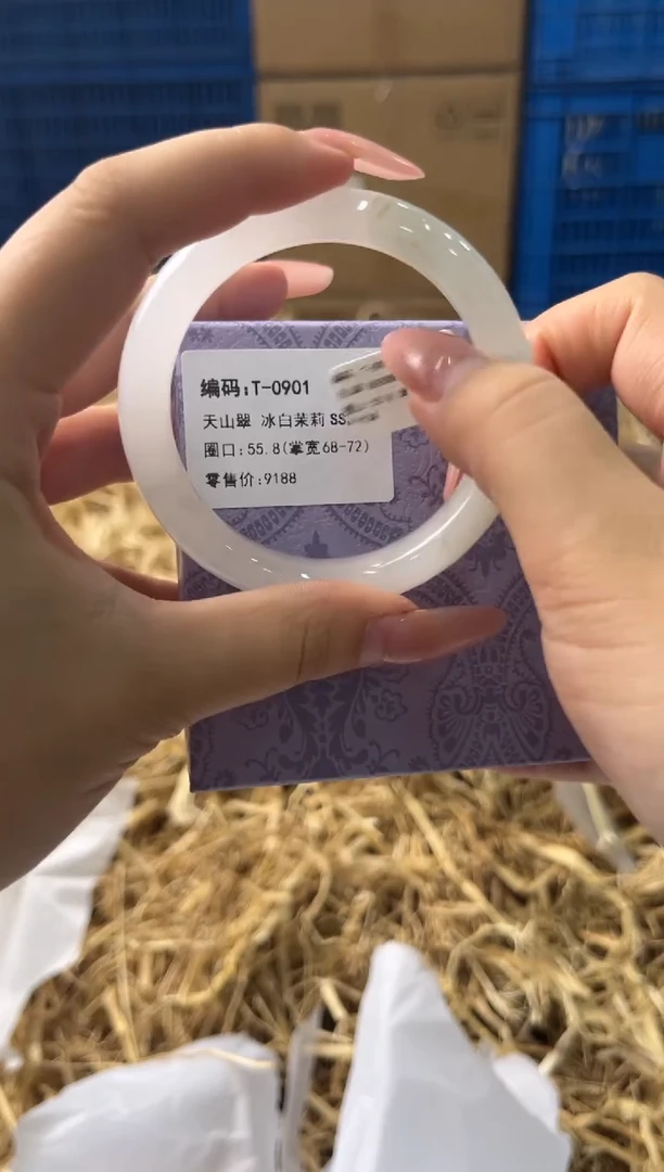 未镶嵌手镯石英质玉T0901
