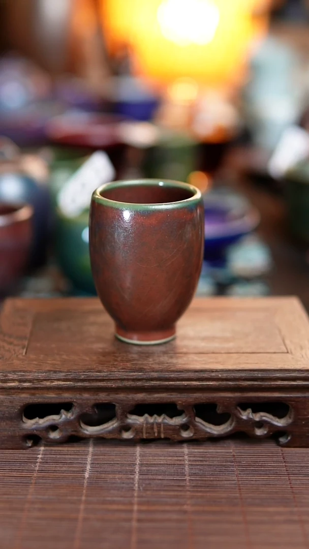 698 钧瓷手工主人杯