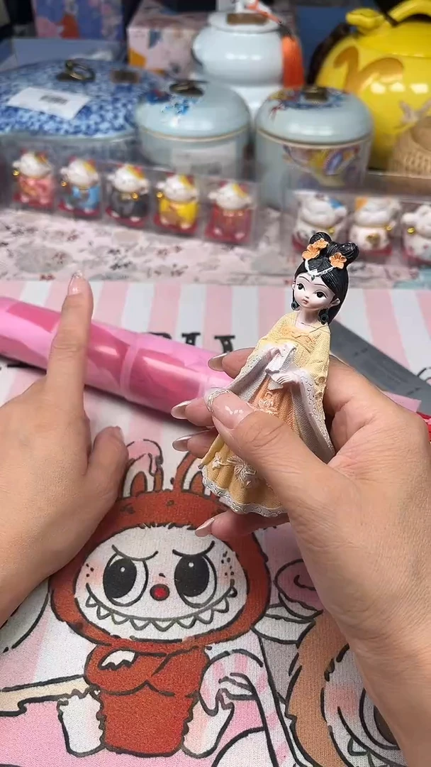 瓷片陶茶666文玩周边多人雨伞