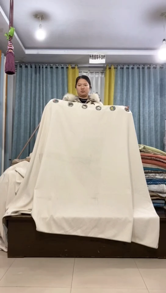 布成品窗帘    3.4+1.5