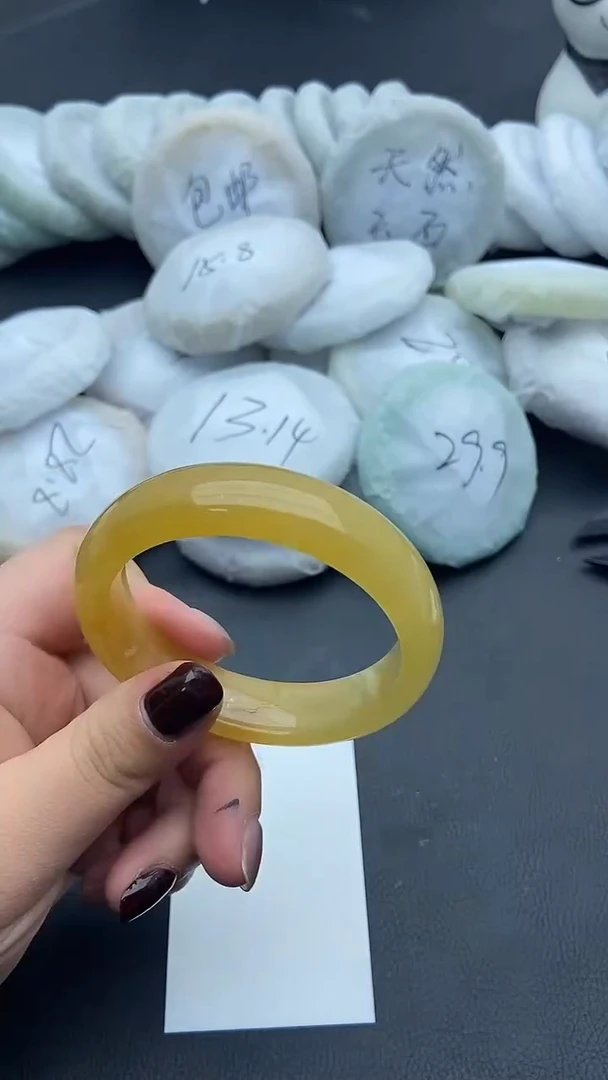 未镶嵌手镯石英质玉115+55/56