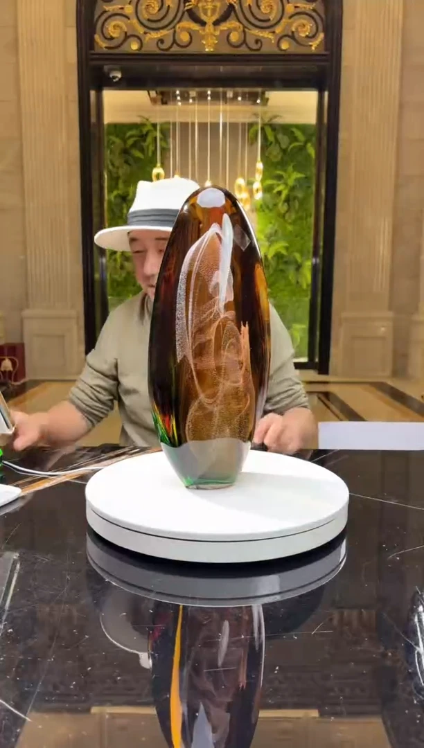 【闪购商品】茶宠月虹琉璃艺术摆件C48