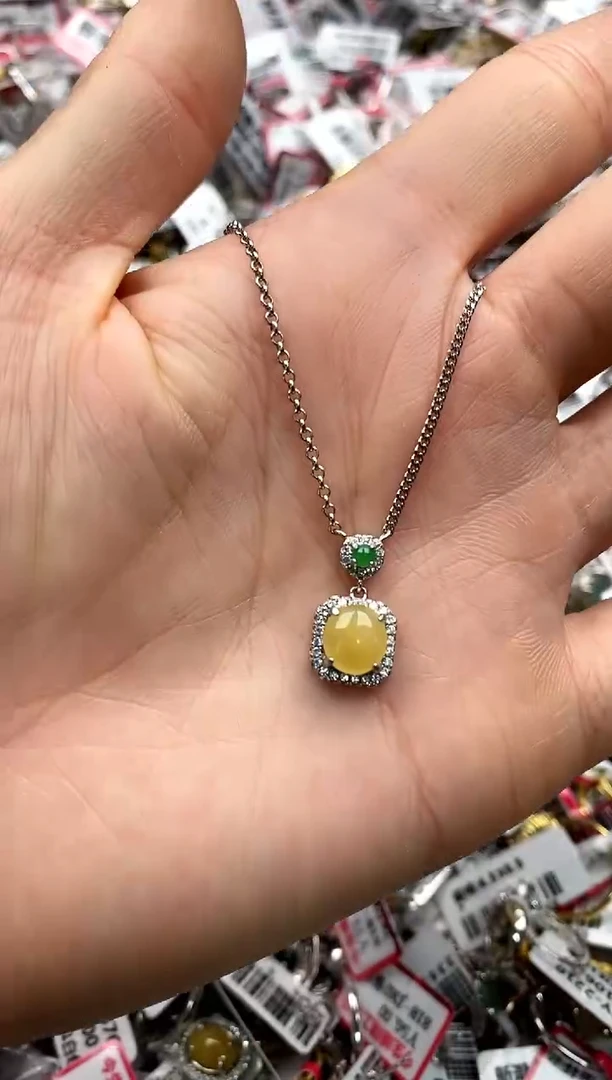 【闪购商品】翡翠戒指银S925镶嵌44444444    7