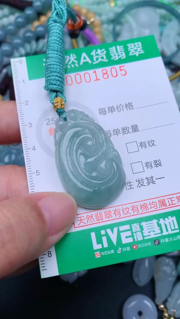 翡翠未镶嵌颈饰.0001805