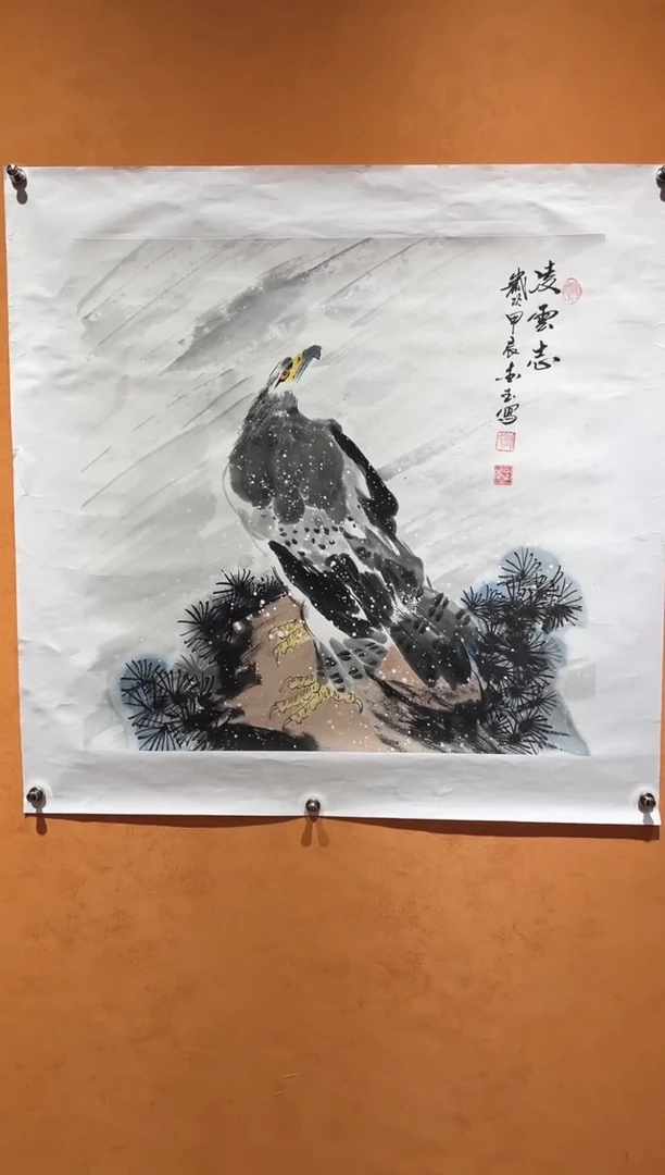 国画刘金玉老师亲笔手绘