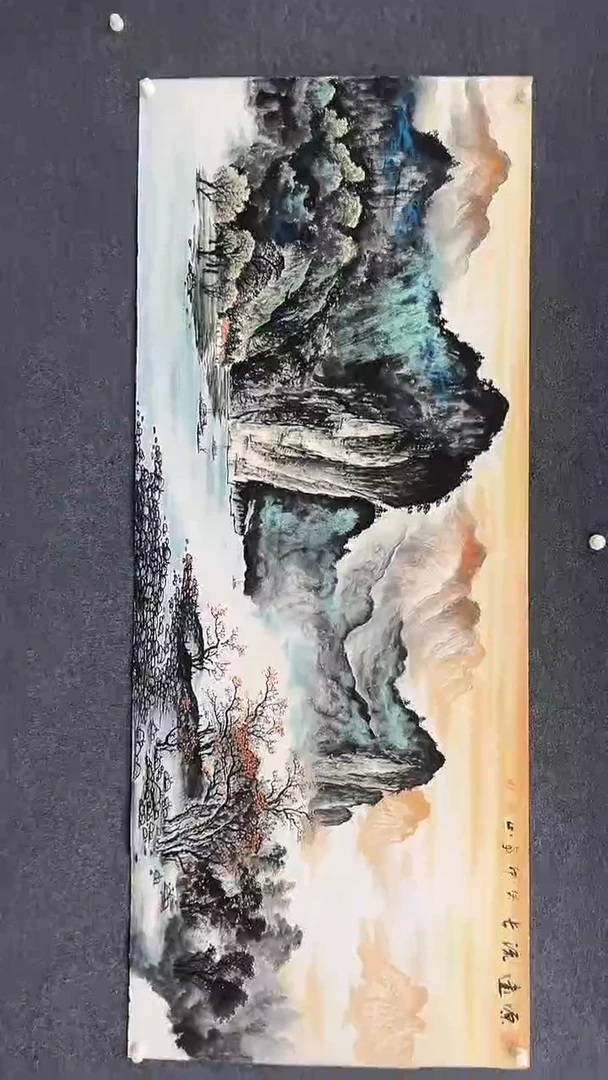 国画8.9-张亭山-八尺整-11