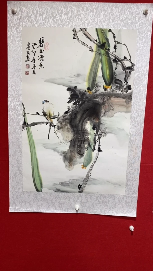 【闪购商品】国画LQY1498洋李庆友老师