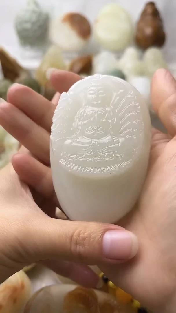 石材古青石棉纹正常不退换千手观音