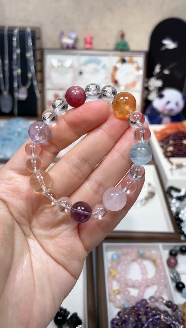 【闪购商品】水晶手串未镶嵌【多宝】设计款手串