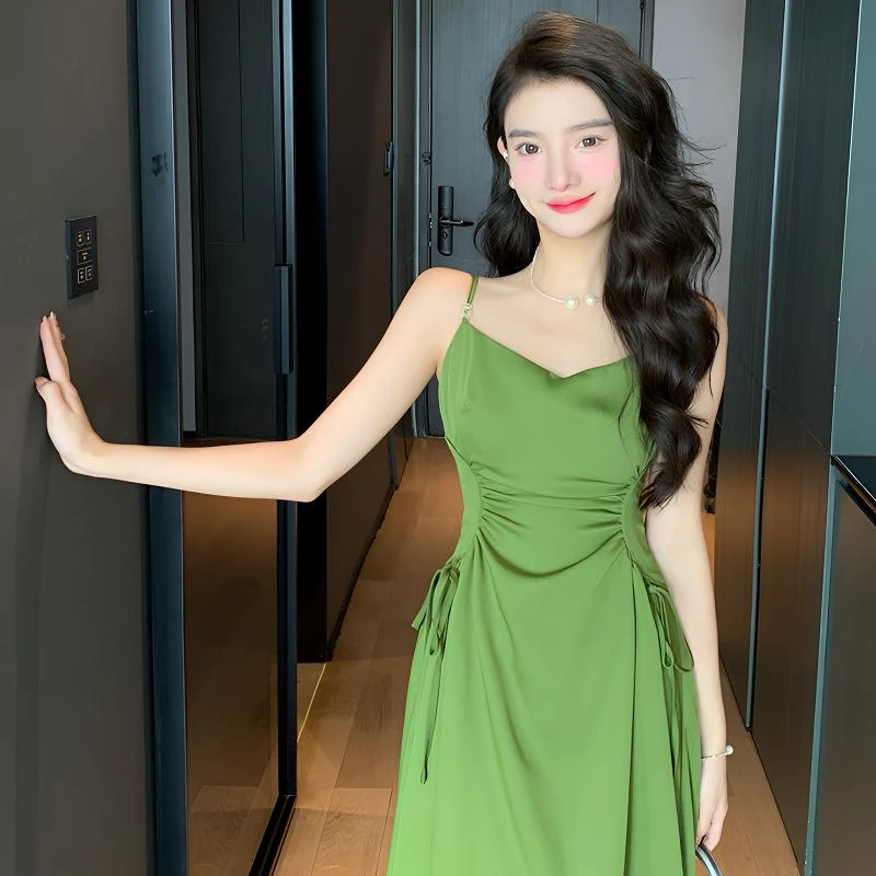 薇宝儿塔塔-【月下之森】2025年夏日新款法式气质显瘦收腰连衣裙女