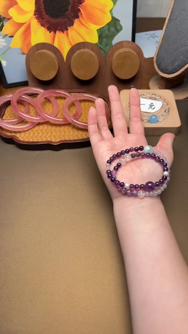 未镶嵌手串水晶1