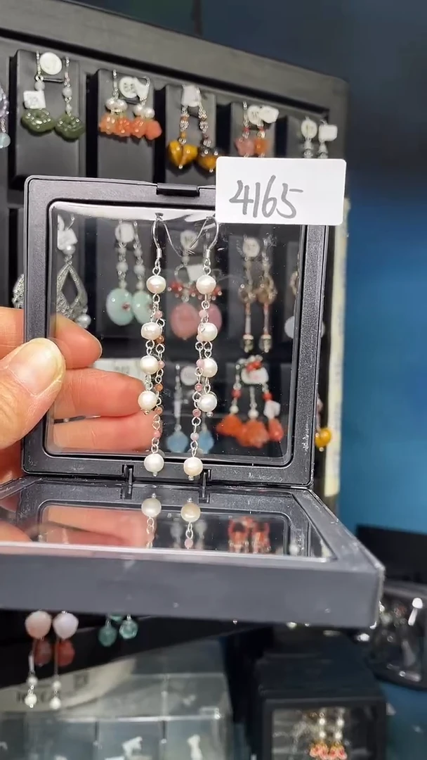 未镶嵌耳饰淡水珍珠喜欢拍