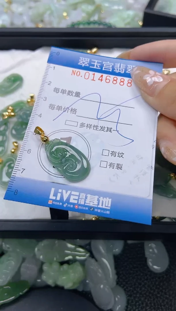 翡翠未镶嵌颈饰闪购0146888