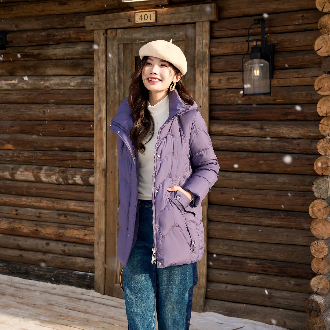 XII BASKET十二篮专选冬新款时尚休闲保暖白鸭绒羽绒服7C44508030